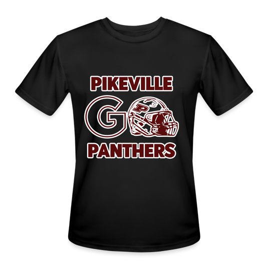 Pikeville Kentucky Go Panthers Football Helmet Men’s Moisture Wicking Performance T-Shirt - black