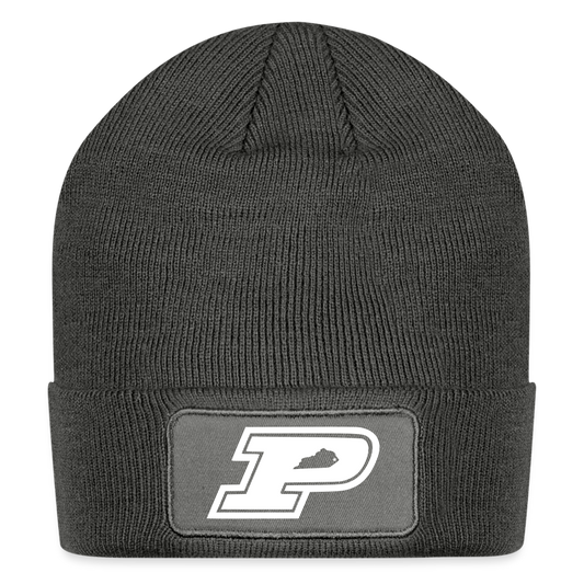 Pikeville Patch Beanie - charcoal grey